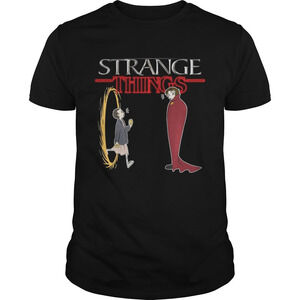 Stranger Things Funny Mashup Strange Things Doctor Strange Shirt